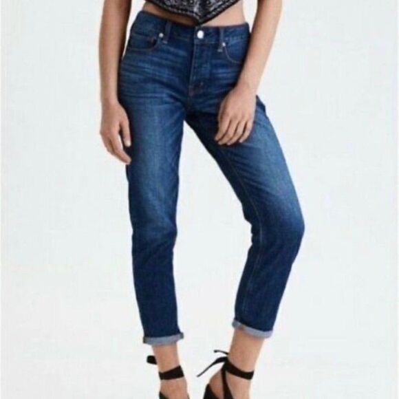 American Eagle Vintage Hi Rise Jeans Button Fly New 2 - Picture 1 of 12
